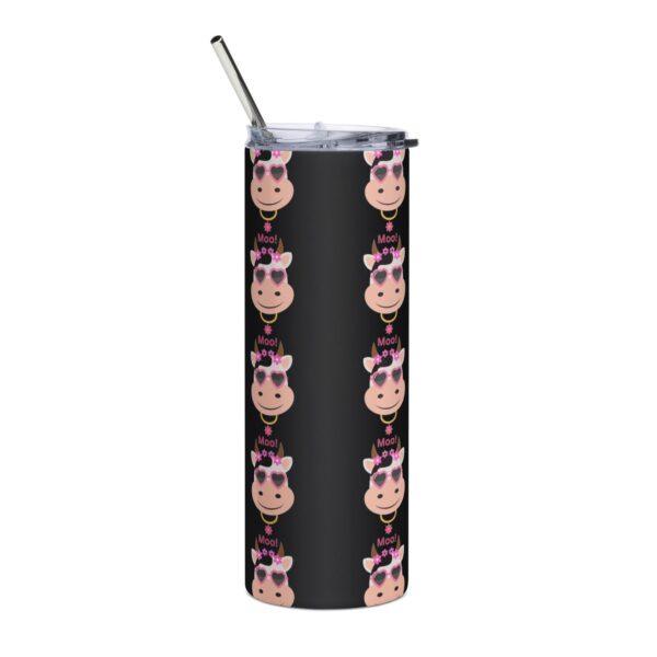 Moo! Stainless Steel Drinks Tumbler 20oz - Image 6