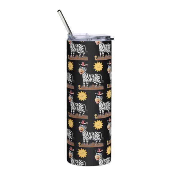 Zebra Stainless Steel Drinks Tumbler 20oz - Image 2