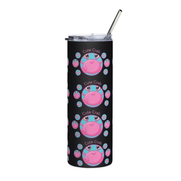 cute-pink-crab-20oz-black-drinks-tumbler