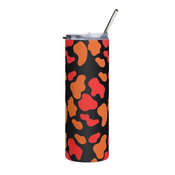 orange-animal-print-20oz-drinks-tumbler