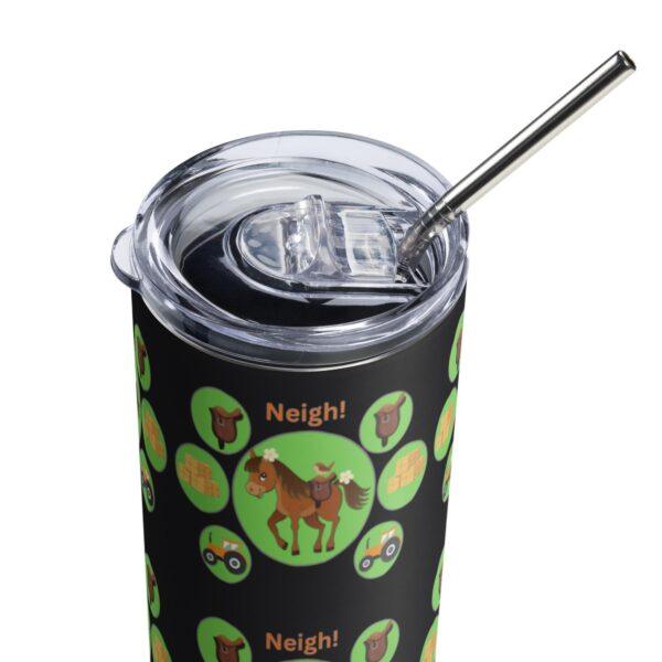 Neigh! Stainless Steel Drinks Tumbler 20oz - Image 6