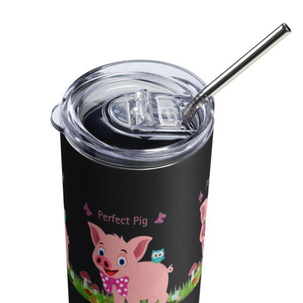 Perfect Pig Stainless Steel Drinks Tumbler 20oz - Image 7