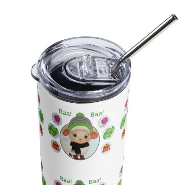 Baa! Baa! Stainless Steel Drinks Tumbler 20oz - Image 3