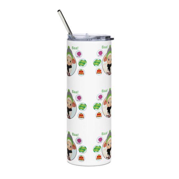 Baa! Baa! Stainless Steel Drinks Tumbler 20oz - Image 2