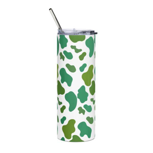 Green Animal Print Stainless Steel Drinks Tumbler 20oz - Image 4