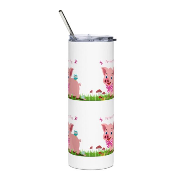 Perfect Pig Stainless Steel Drinks Tumbler 20oz - Image 2