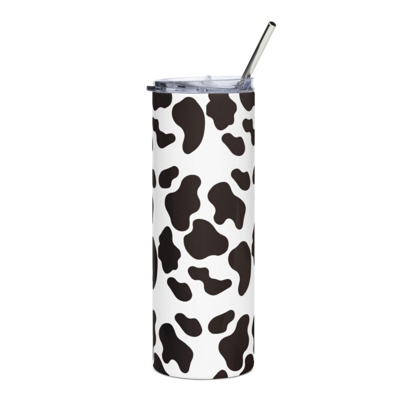 Black Animal Print 20oz Drinks Tumbler