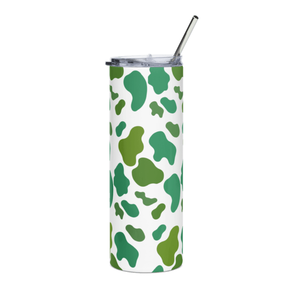 Green Animal Print Stainless Steel Drinks Tumbler 20oz