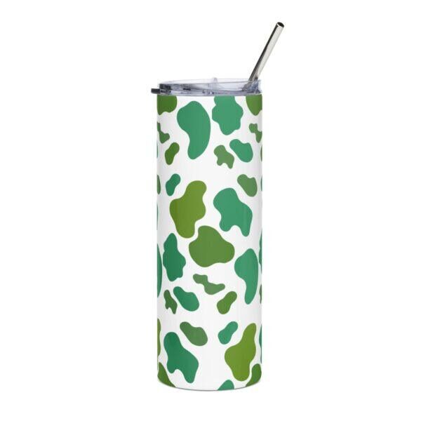 Green Animal Print Stainless Steel Drinks Tumbler 20oz - Image 5