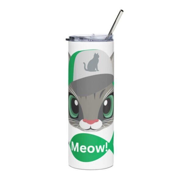 Meow! Stainless Steel Drinks Tumbler 20oz - Image 6