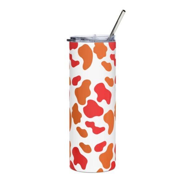 orange-animal-print-20oz-drinks-tumbler