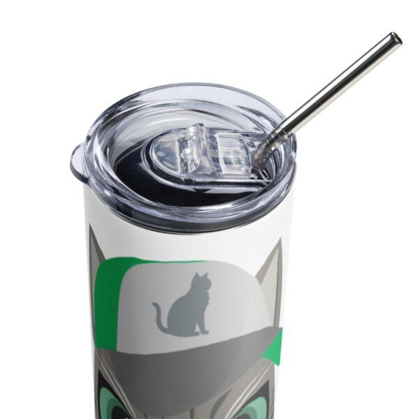 Meow! Stainless Steel Drinks Tumbler 20oz - Image 7