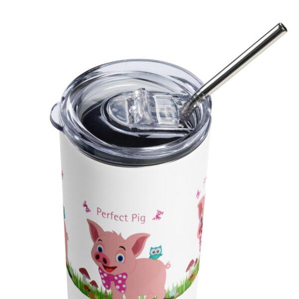 Perfect Pig Stainless Steel Drinks Tumbler 20oz - Image 3