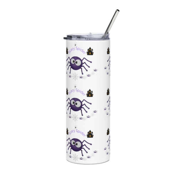 Scary Spider Stainless Steel Drinks Tumbler 20oz