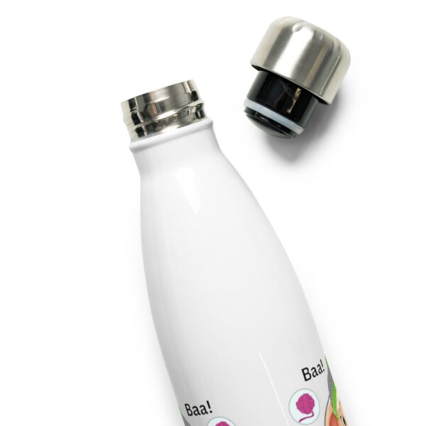 Baa! Baa! Stainless Steel Water Bottle 17oz - Image 2