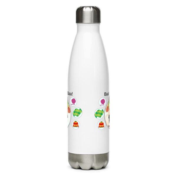 Baa! Baa! Stainless Steel Water Bottle 17oz - Image 3