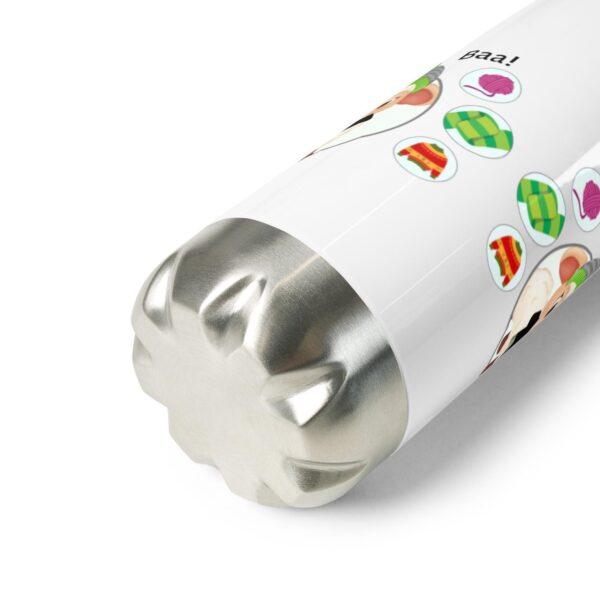 Baa! Baa! Stainless Steel Water Bottle 17oz - Image 4