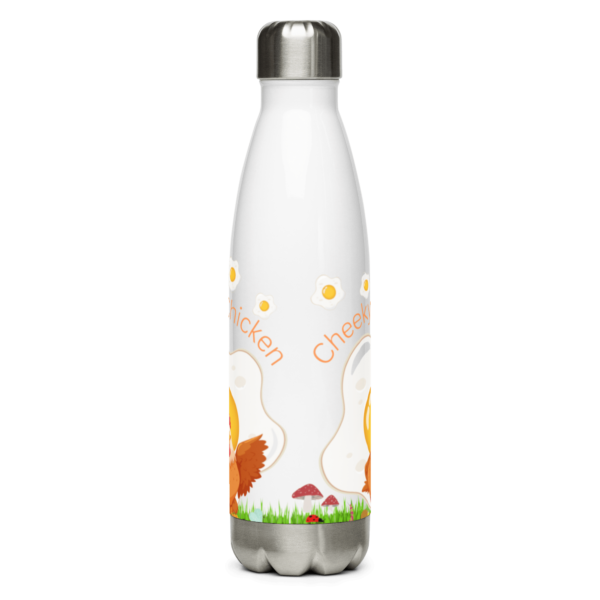 Cheeky Chicken Stainless Steel Water Bottle 17oz - Image 2