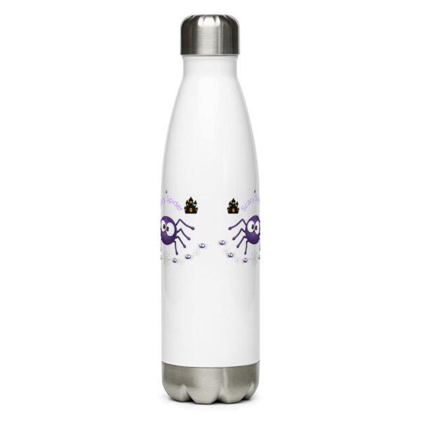 Scary Spider Stainless Steel Water Bottle 17oz - Image 2