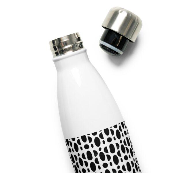 Black Tortoiseshell Stainless Steel Water Bottle 17oz - Image 3