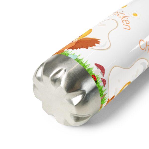 Cheeky Chicken Stainless Steel Water Bottle 17oz - Image 3