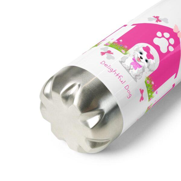 Delightful Dog Stainless Steel Water Bottle 17oz - Image 4