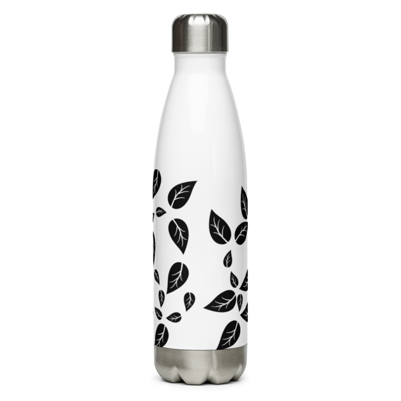 black-leaf-stainless-steel-water-bottle-17oz