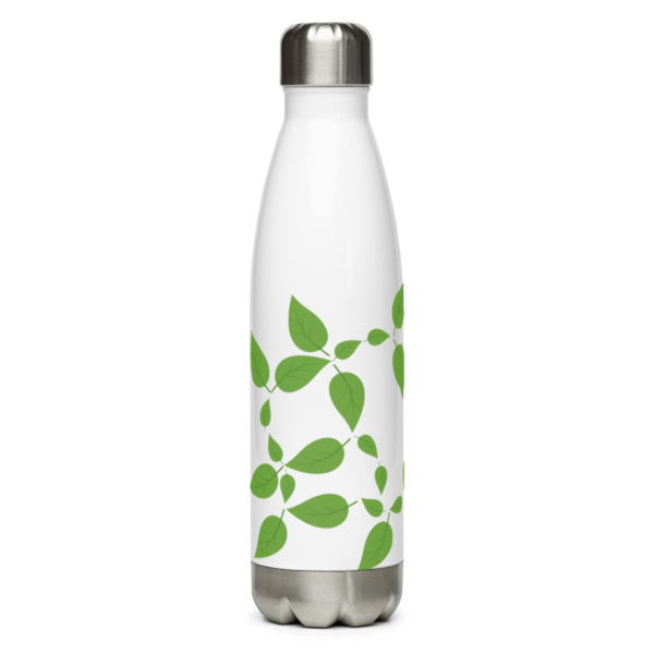 Green Leaf Stainless Steel Water Bottle 17oz