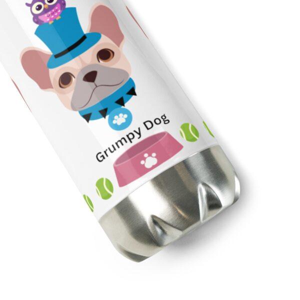 Grumpy Dog Stainless Steel Water Bottle 17oz - Image 4