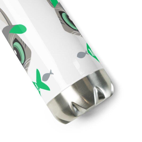 Meow! Stainless Steel Water Bottle 17oz - Image 3