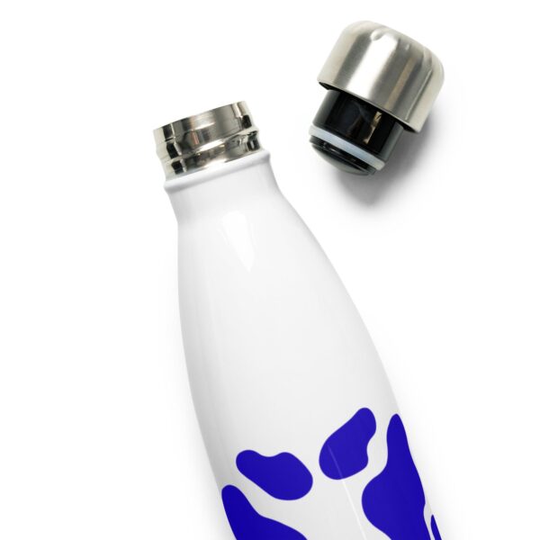 Blue Animal Print Stainless Steel Water Bottle 17oz - Image 2