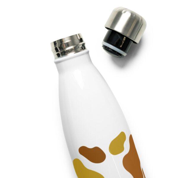 Brown Animal Print Stainless Steel Water Bottle 17oz - Image 2