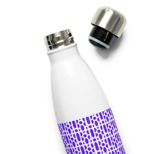 Purple Tortoiseshell Stainless Steel Water Bottle 17oz - Image 2