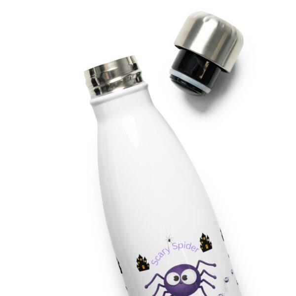 Scary Spider Stainless Steel Water Bottle 17oz - Image 3