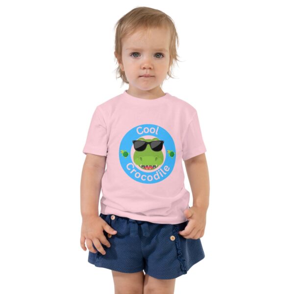 Cool Crocodile Toddler T-Shirt - Image 2