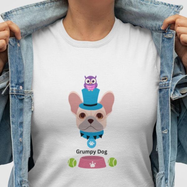 Organic Cotton Grumpy Dog Children's T-Shirt