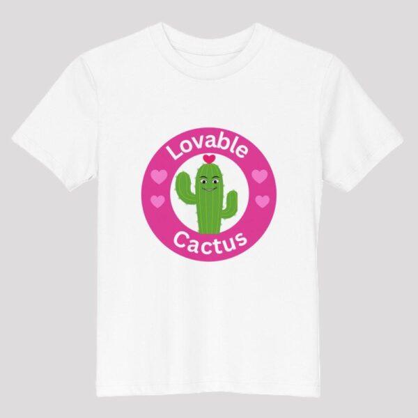 Organic Cotton Lovable Cactus Children's T-shirt