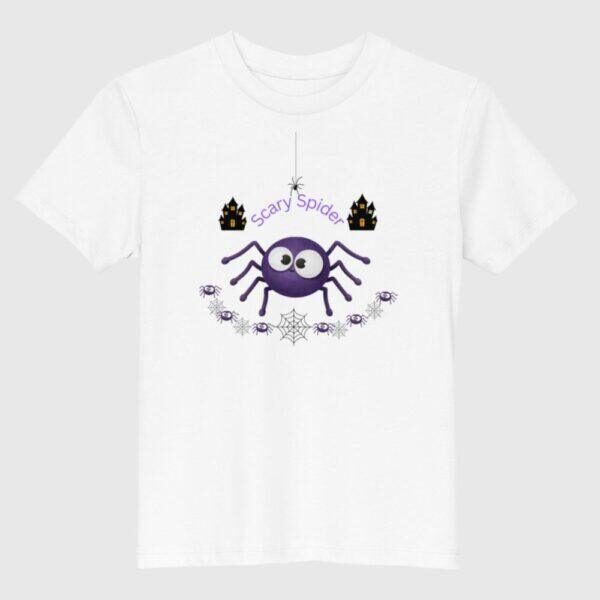 Organic Cotton Scary Spider Children's T-shirt