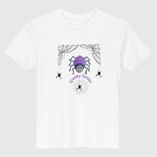 Organic Cotton Sneaky Spider Children's T-Shirt