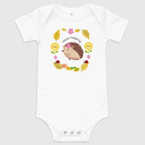 Happy Hedgehog Baby Bodysuit