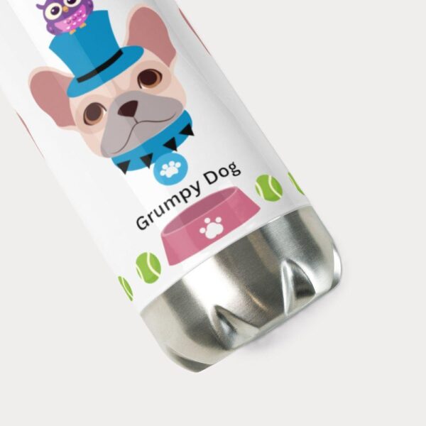 Grumpy Dog Stainless Steel Water Bottle 17oz