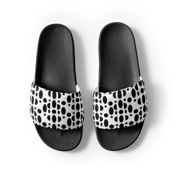 Women's Black Tortoiseshell Slides