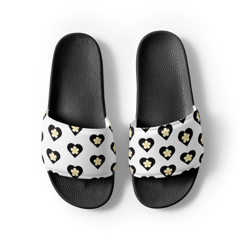 flower-black-hearts-womens-slides