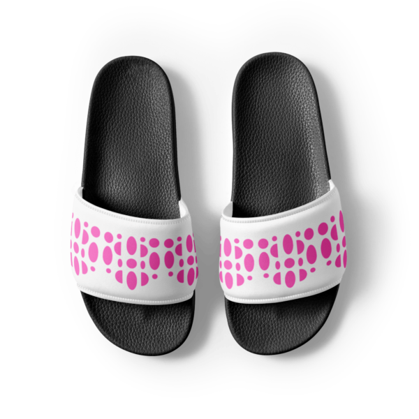 Women's Large Pink Tortoiseshell Slides