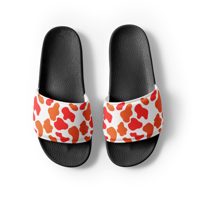 orange-animal-print-womens-slides