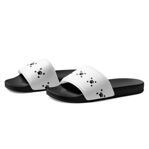 Women's Black Paw Slides - Image 3