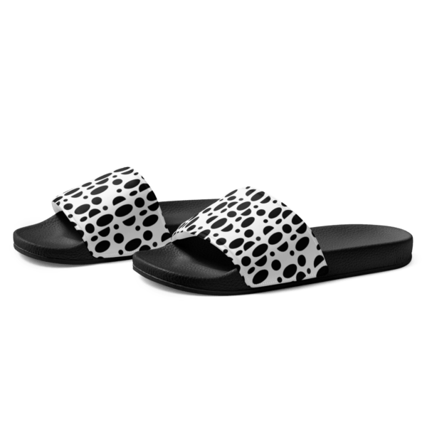 Women's Black Tortoiseshell Slides - Image 3