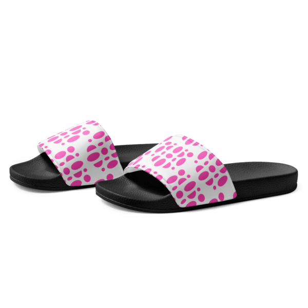 Women's Pink Tortoiseshell Slides - Image 3