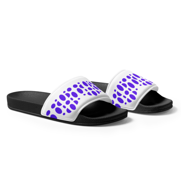 Women's  Large Purple Tortoiseshell Slides - Image 3