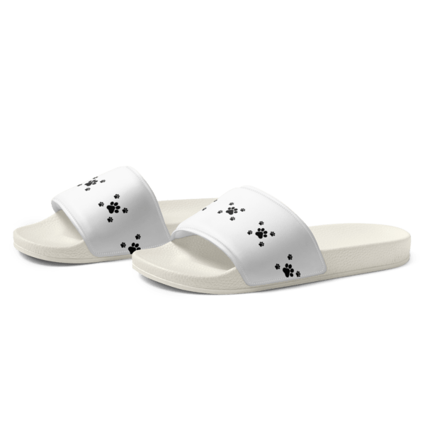 Women's Black Paw Slides - Image 4